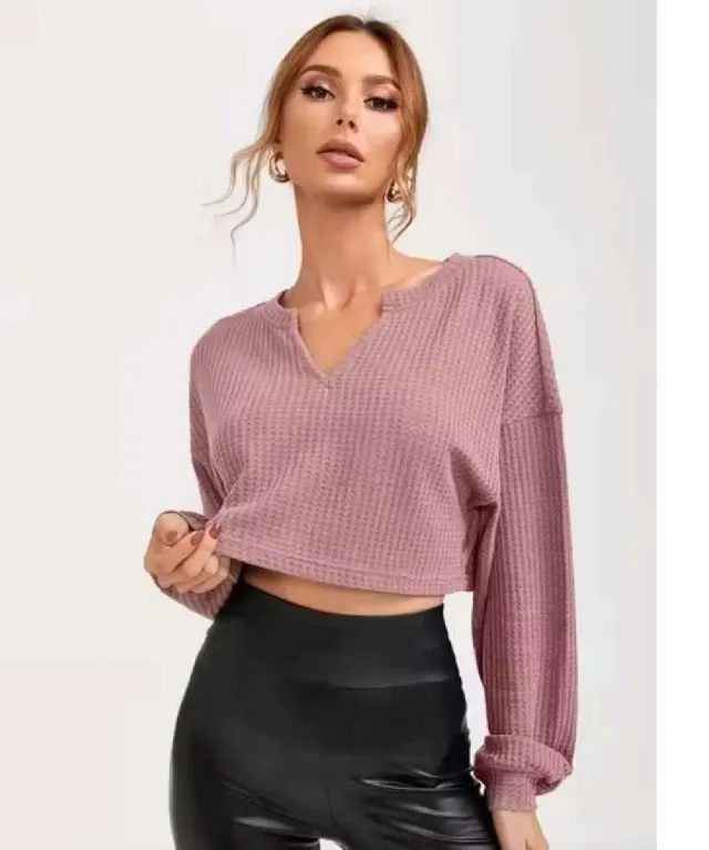 Mauve Cropped Top 