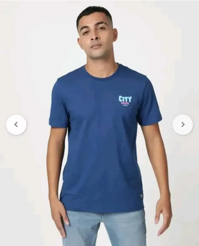 Lee Blue Graphic Print T-Shirt