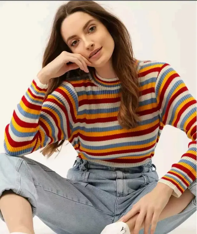 Striped Knit Top 