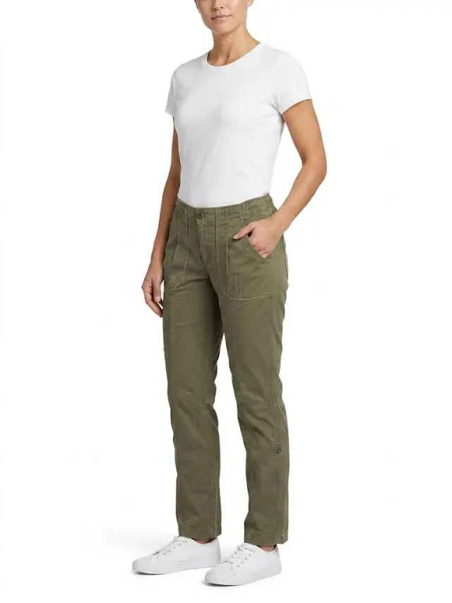 Woolrich Women's Utility Cargo Hiking Pants – Olive Green (Size 10)
