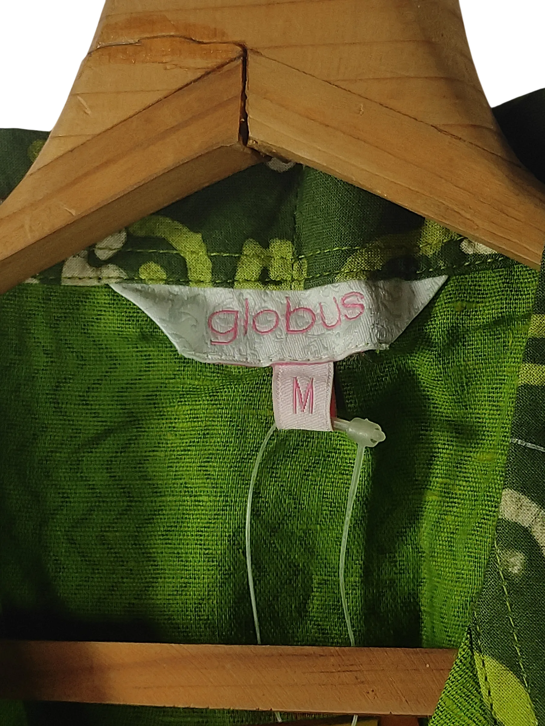 GLOBUS Women Green Chevron Printed Extended-Sleeve Cotton Top — view 6