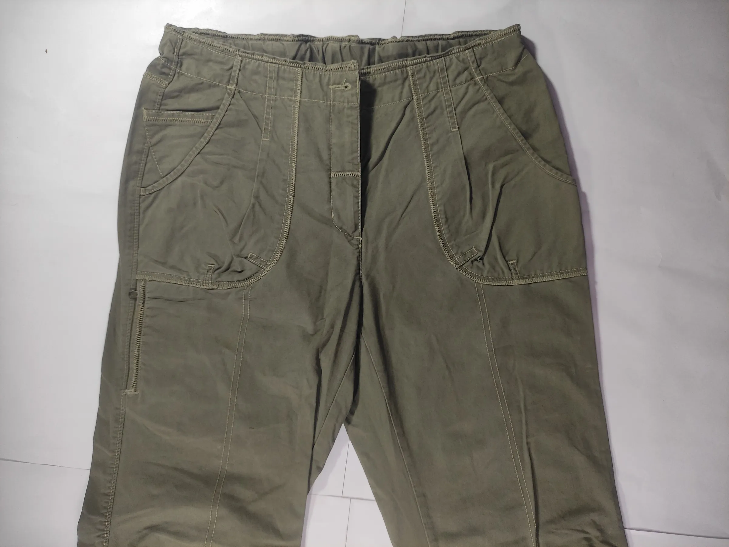 Woolrich Women's Utility Cargo Hiking Pants – Olive Green (Size 10) — view 4