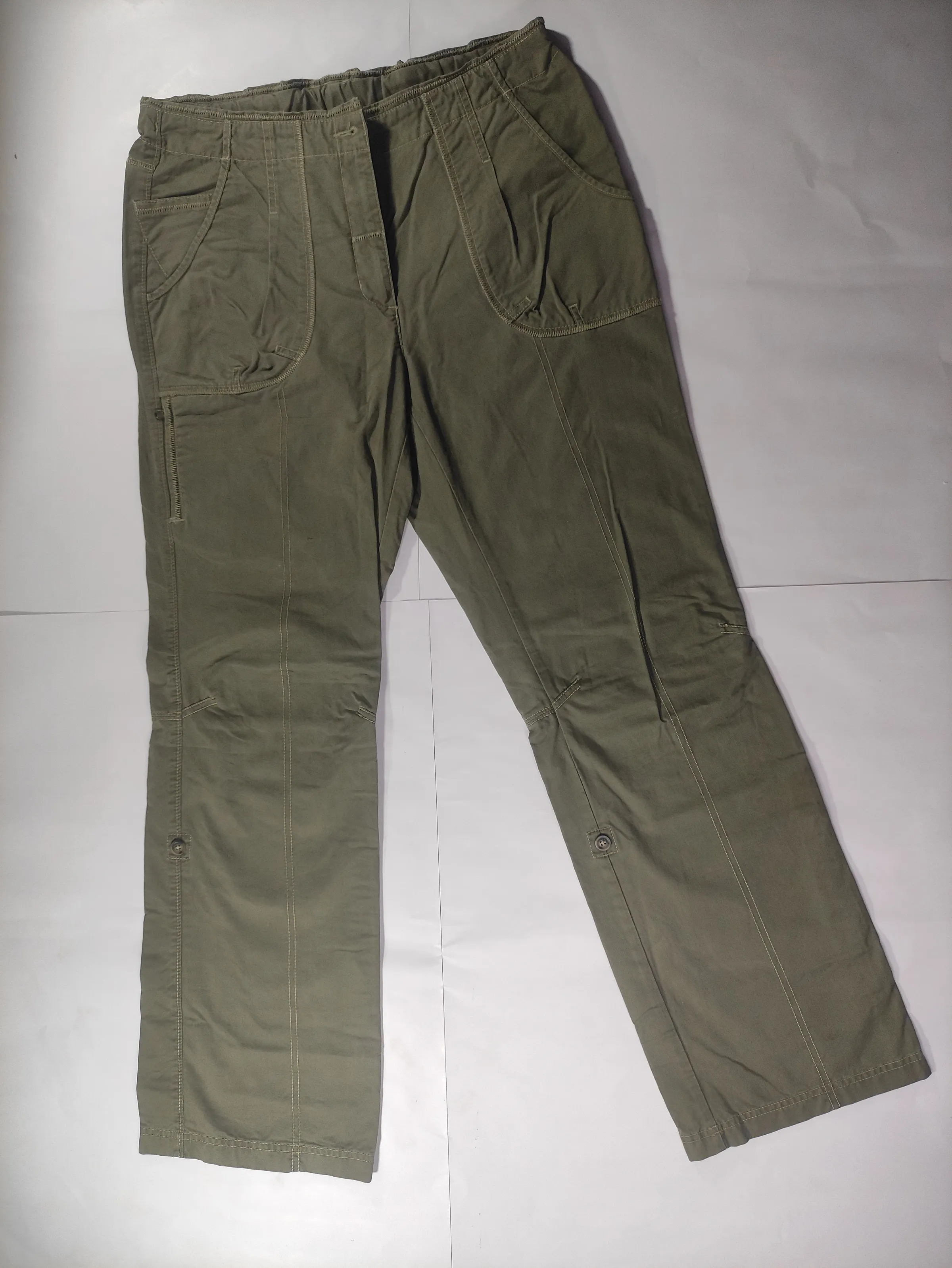 Woolrich Women's Utility Cargo Hiking Pants – Olive Green (Size 10) — view 2
