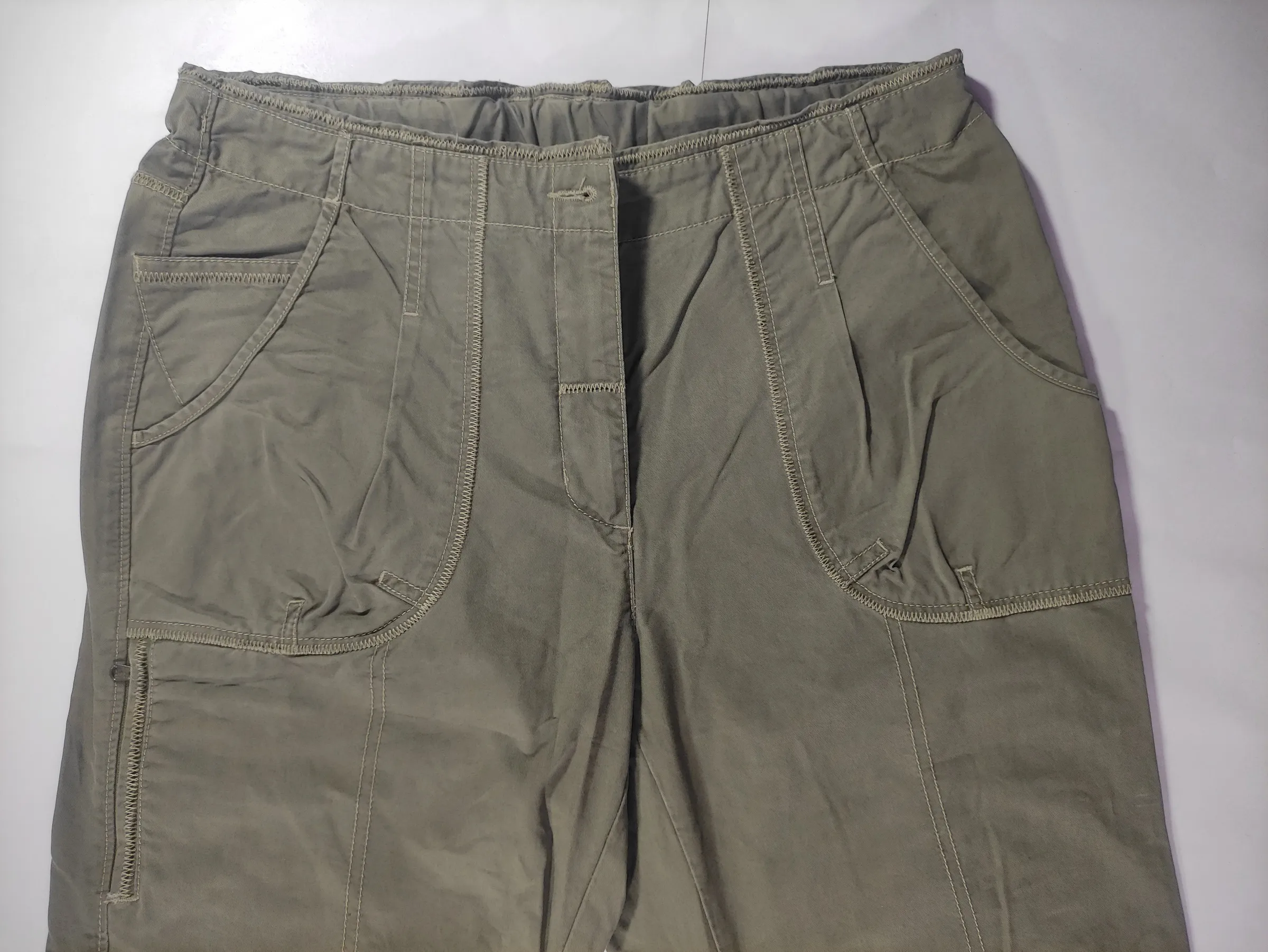 Woolrich Women's Utility Cargo Hiking Pants – Olive Green (Size 10) — view 3