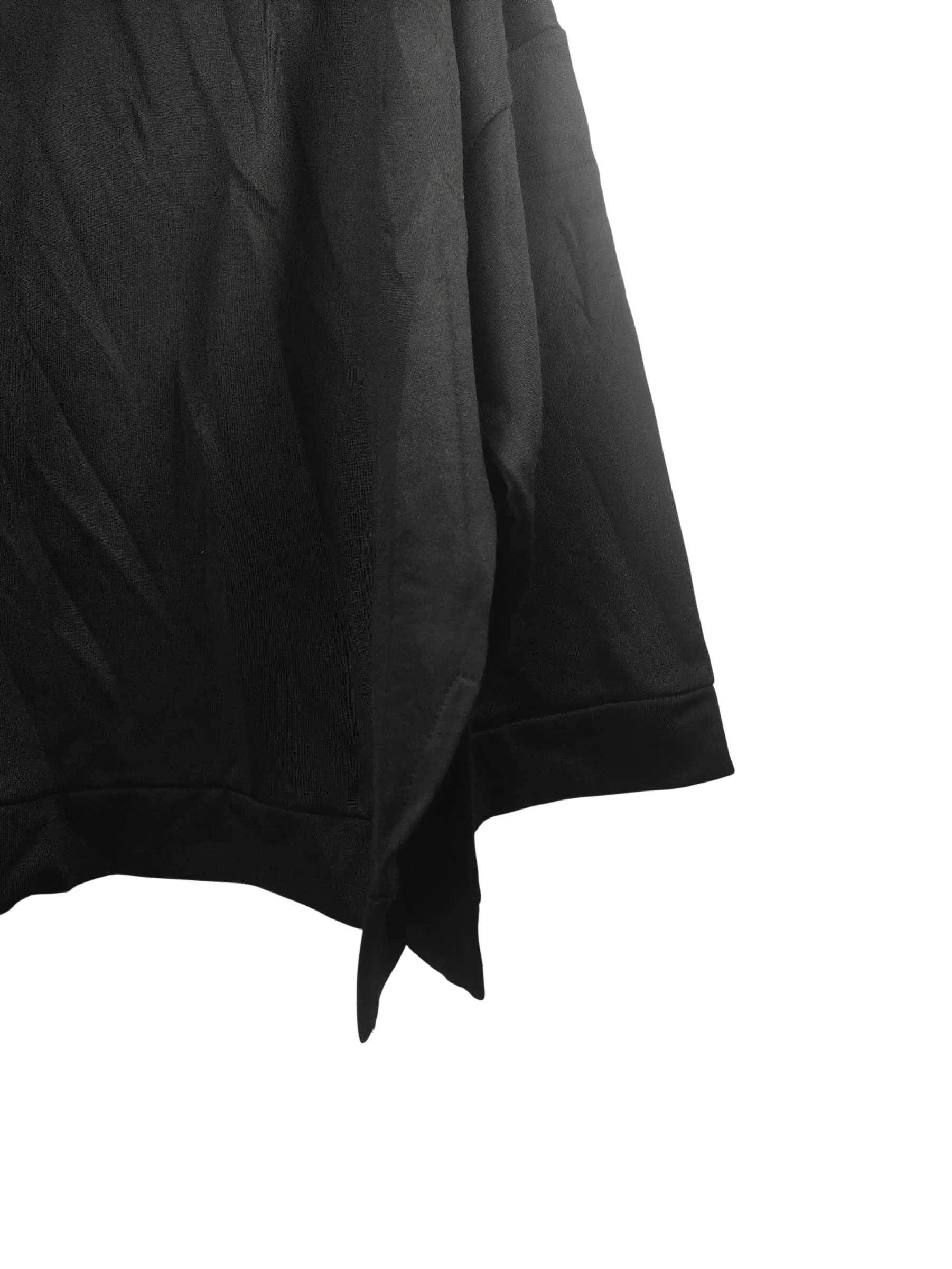Zara Cold-Shoulder Mock-Neck Relaxed Sweatshirt in Black — view 5