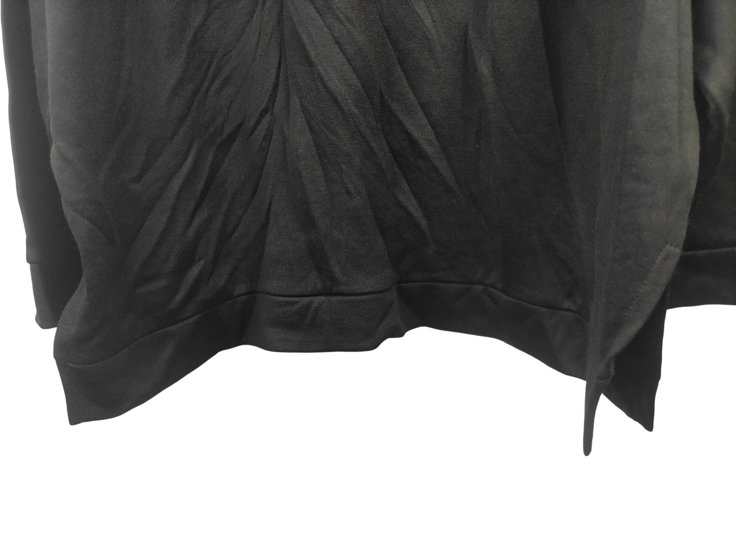 Zara Cold-Shoulder Mock-Neck Relaxed Sweatshirt in Black — view 6