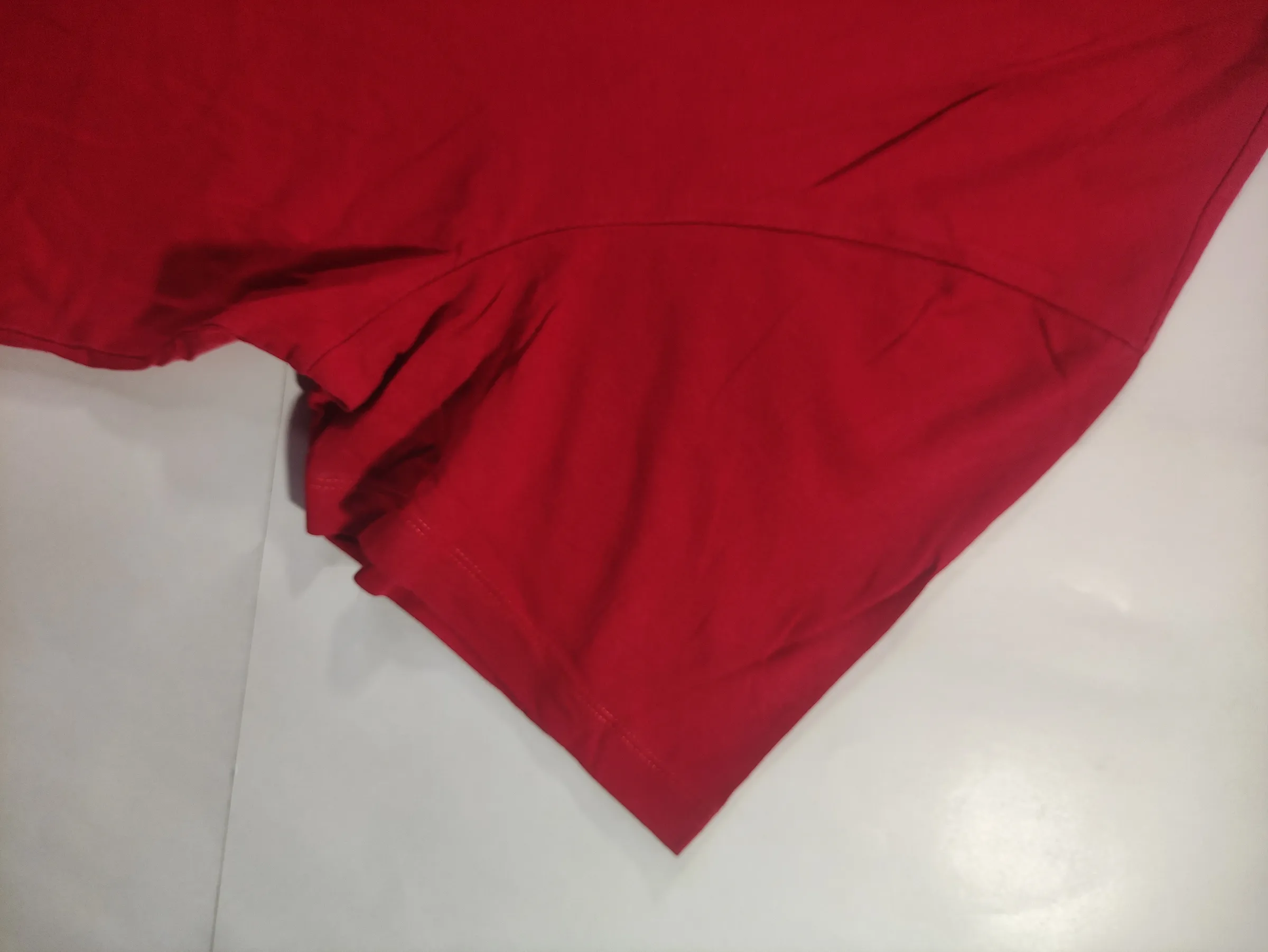 U.S. POLO ASSN. Men’s Red Graphic Tee with Vertical Logo and Chest Stripes — view 4