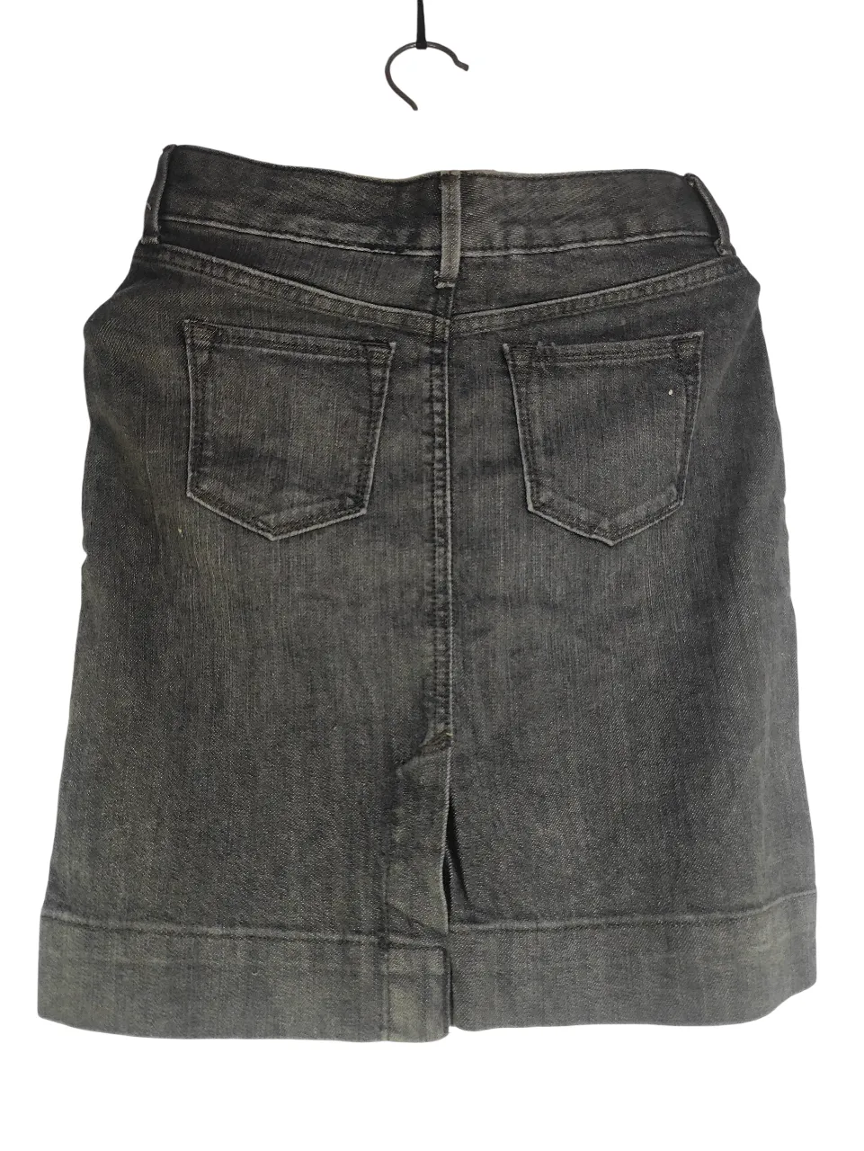 Banana Republic Petite Washed Black Denim Mini Pencil Skirt - Size 28 — view 4