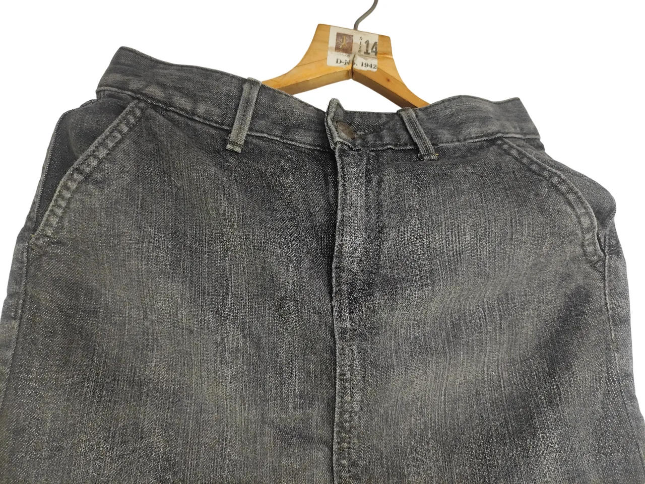 Banana Republic Petite Washed Black Denim Mini Pencil Skirt - Size 28 — view 5
