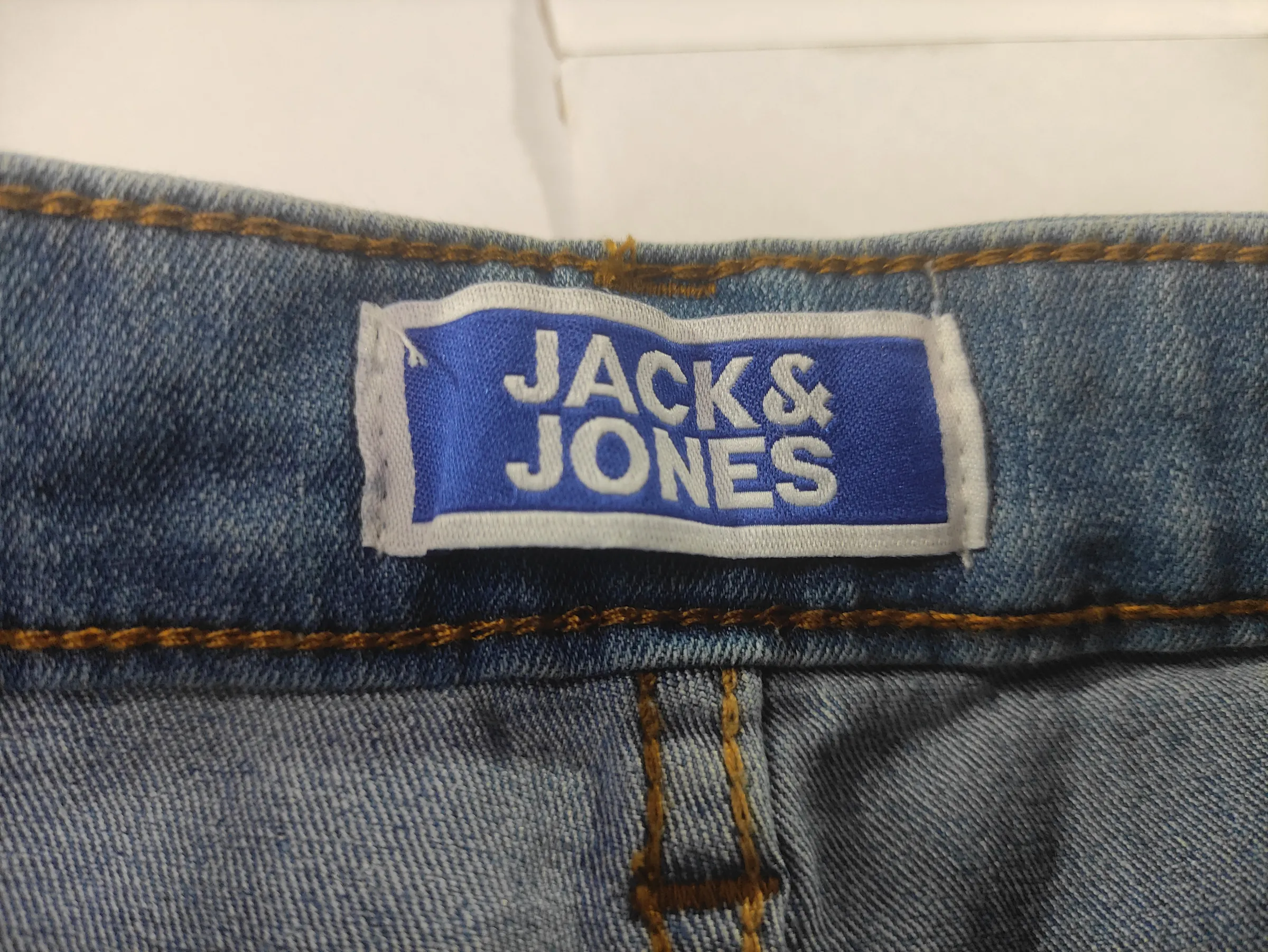 JACK & JONES Junior Boys Light Blue Washed Regular Fit Denim Shorts (13-14 Years) — view 6