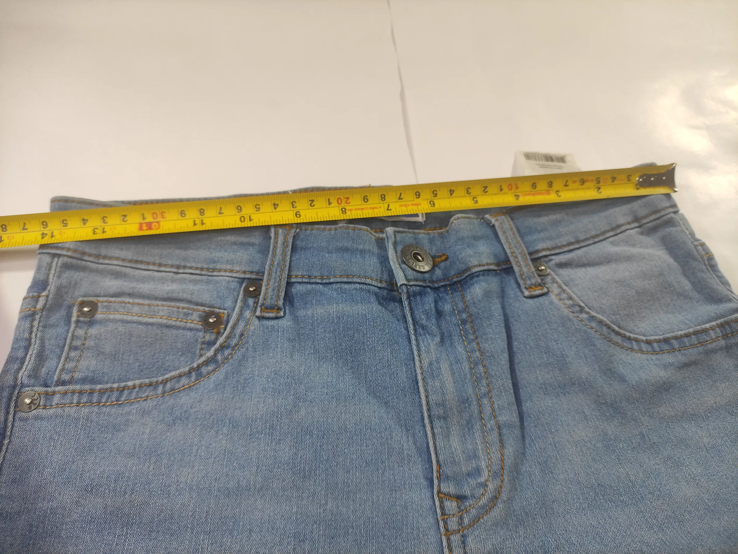 JACK & JONES Junior Boys Light Blue Washed Regular Fit Denim Shorts (13-14 Years) — view 10
