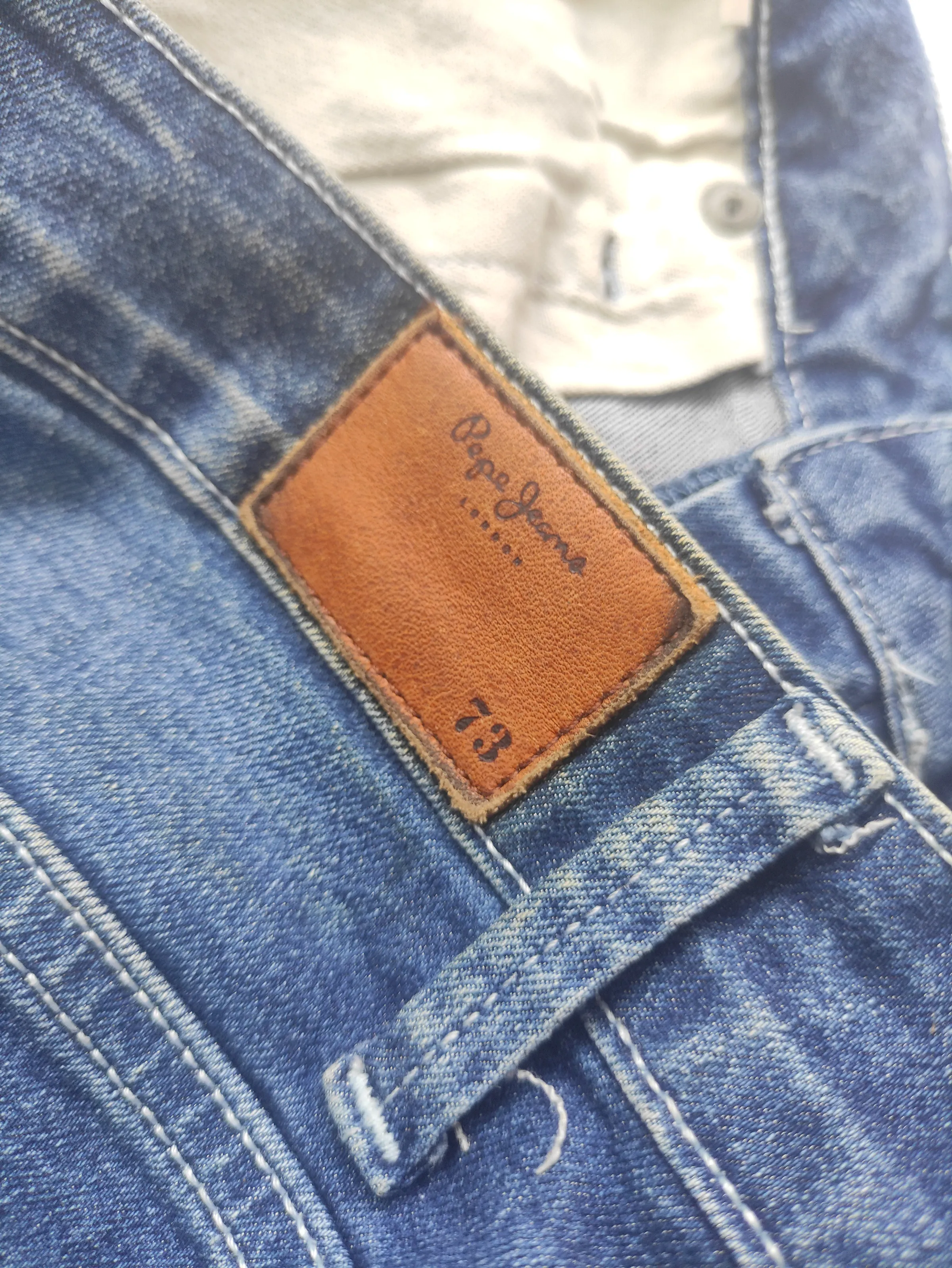 Pepe Jeans London Women's Kara High-Waist Distressed Denim Shorts (Size 30) — view 6