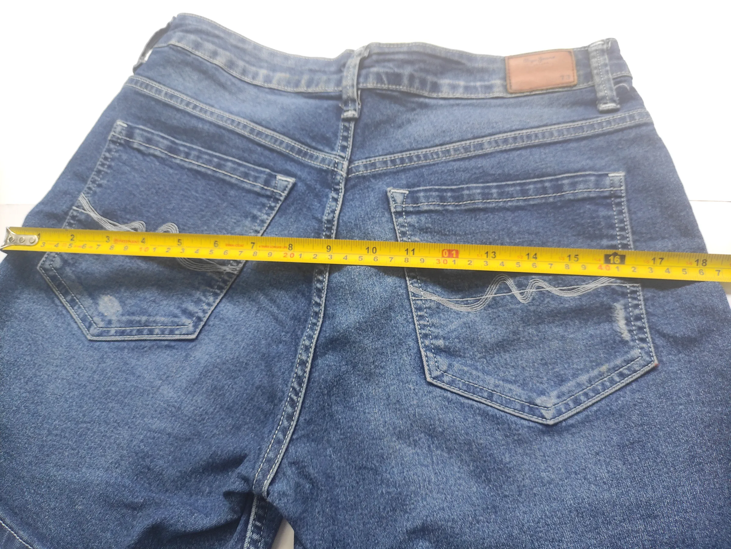 Pepe Jeans London Women's Kara High-Waist Distressed Denim Shorts (Size 30) — view 10
