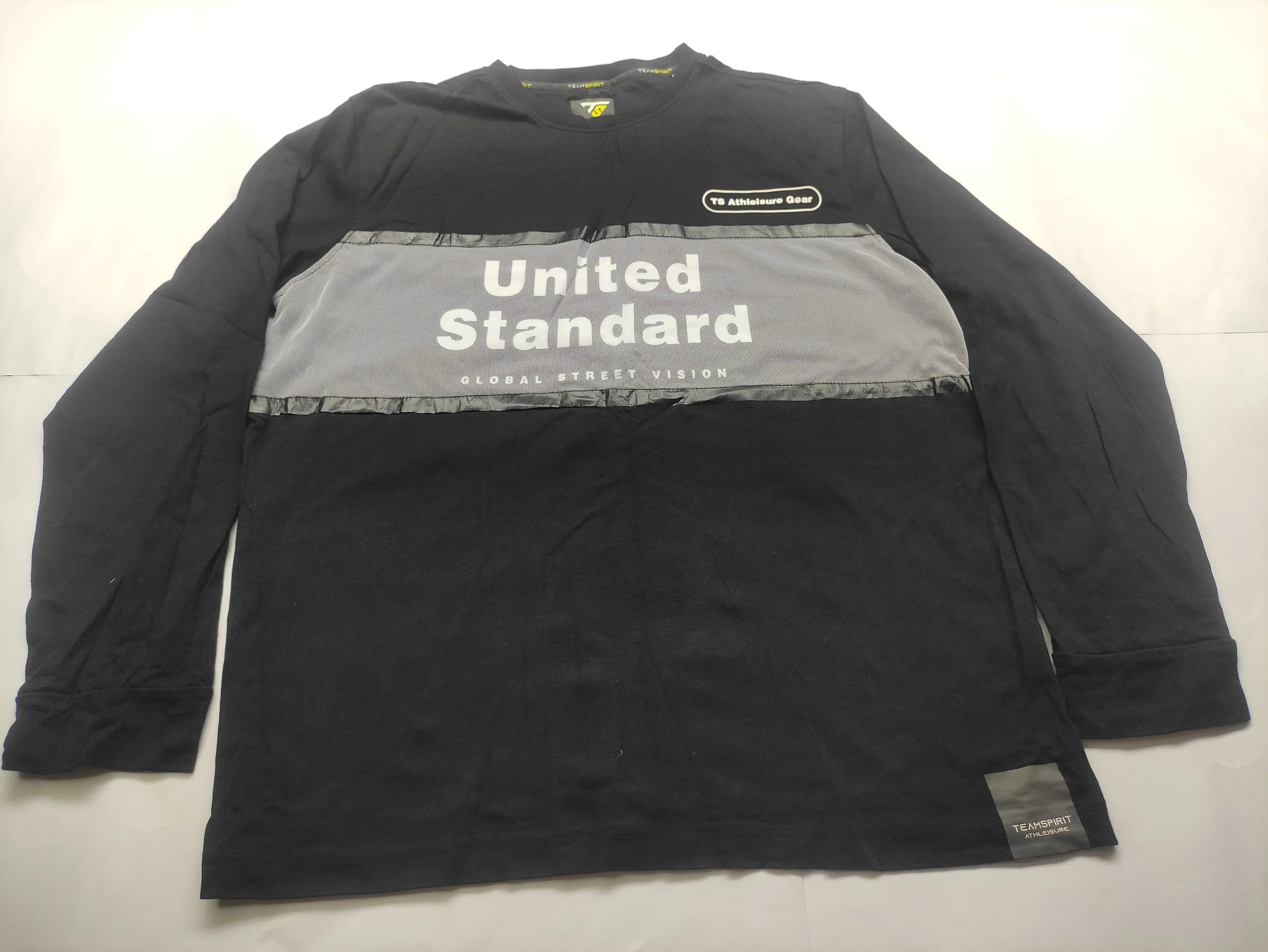 Teamspirit Men's "United Standard" Athleisure Crew Neck Full Sleeve T-Shirt — view 2