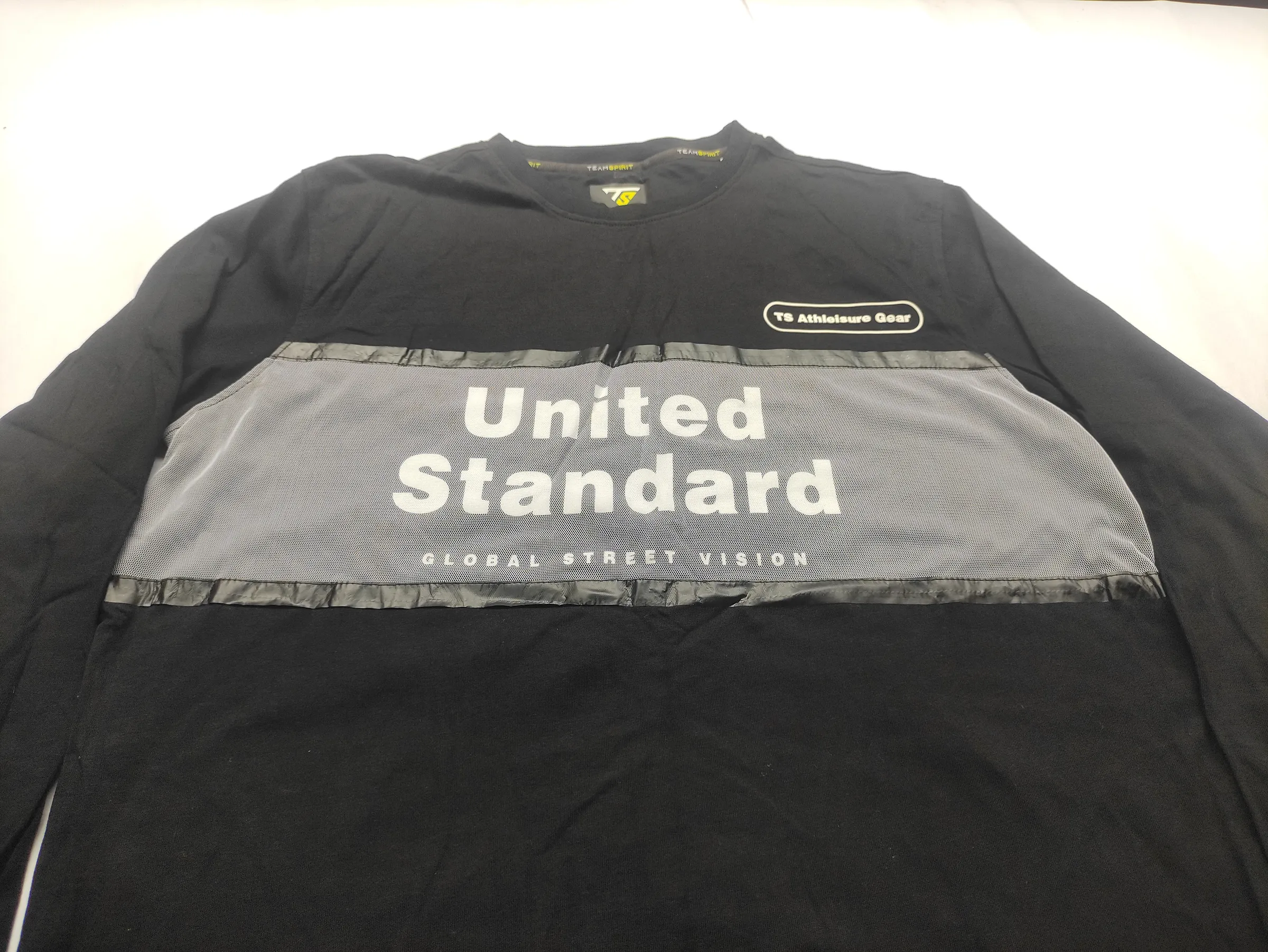 Teamspirit Men's "United Standard" Athleisure Crew Neck Full Sleeve T-Shirt — view 3
